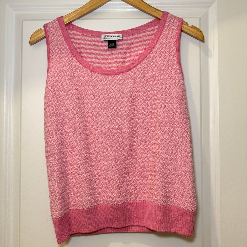 St. John Sport Pink Tank Top Size P